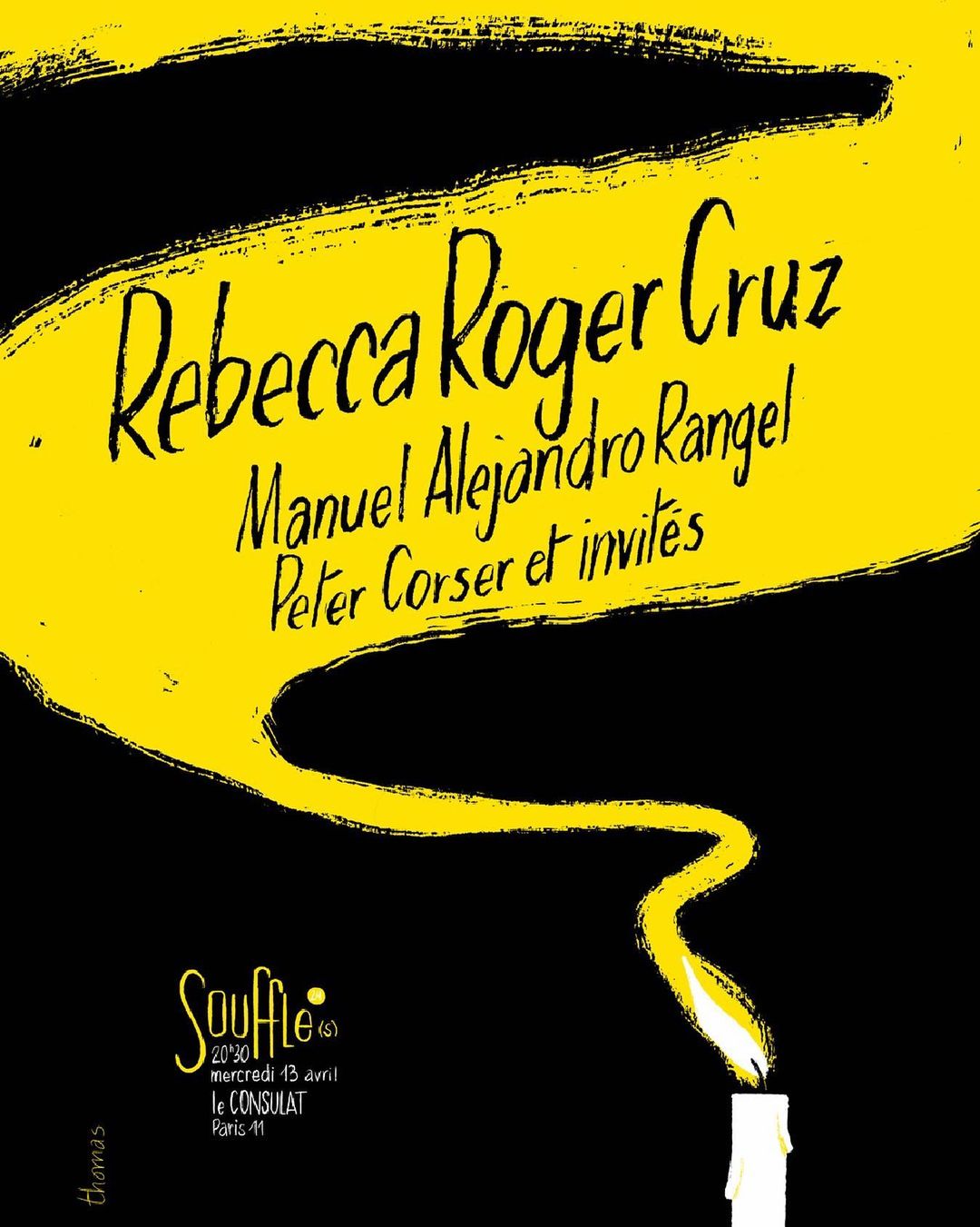 Souffle(s) #24 : Rebecca Roger Cruz, Manuel Alejandro Rangel & guest