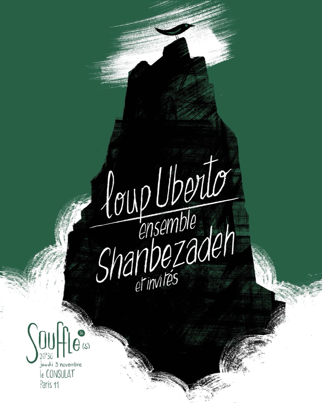 Souffle(s) #36 : Loup Uberto – Naghib Shanbehzadeh – Camille El Bacha