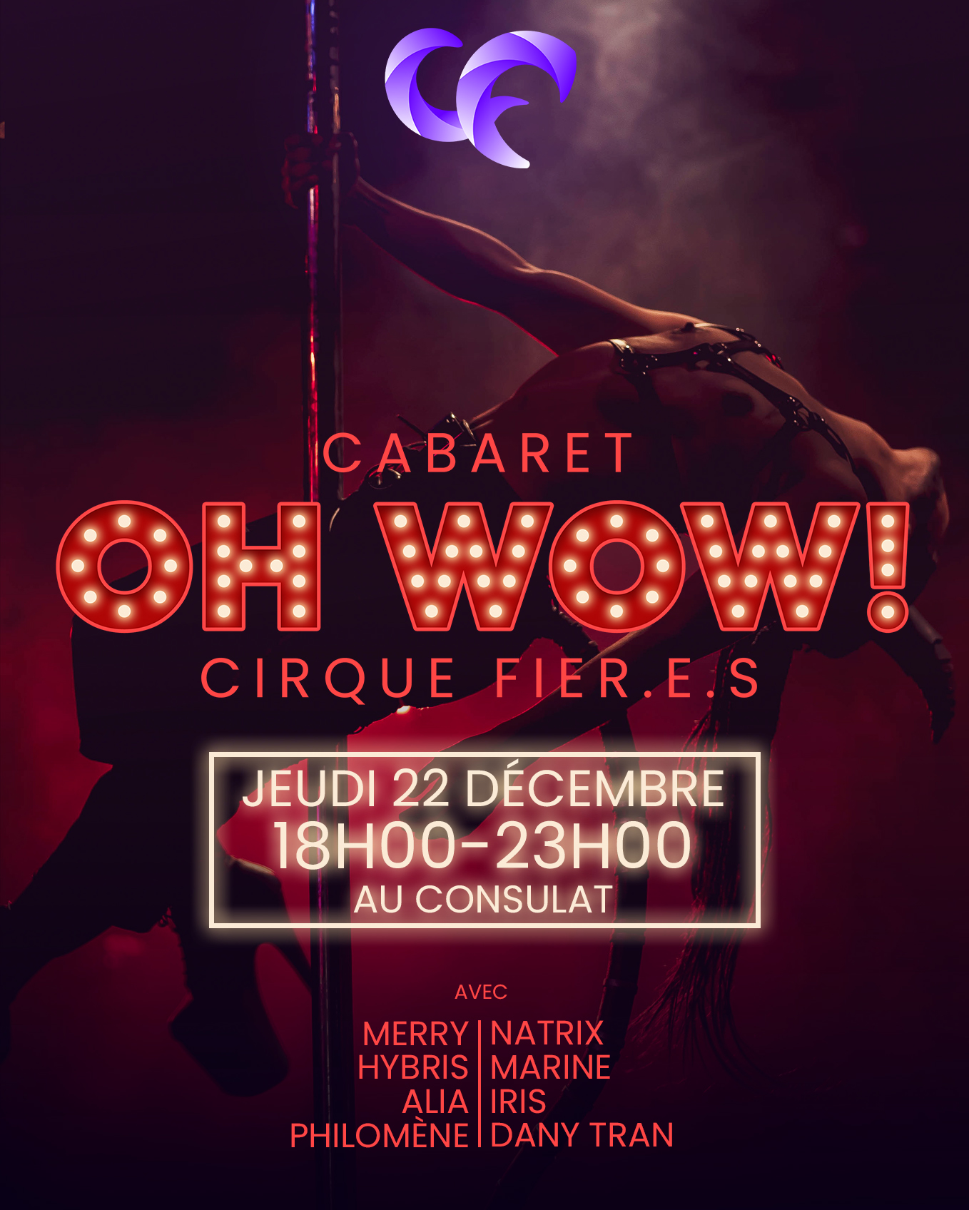 Cirque fier.e.s : Cabaret « OH WOW! »